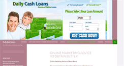 Desktop Screenshot of daily-cash-loans.com